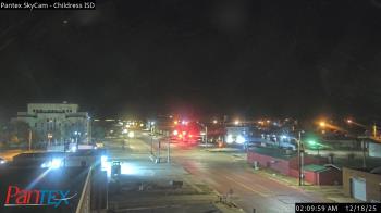 Weather camera view of Childress ISD.