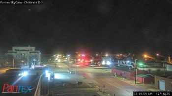 Weather camera view of Childress ISD.