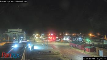 Weather camera view of Childress ISD.