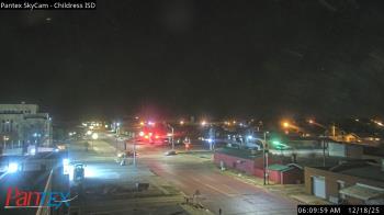 Weather camera view of Childress ISD.