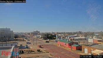 Weather camera view of Childress ISD.