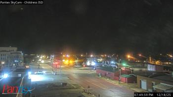 Weather camera view of Childress ISD.