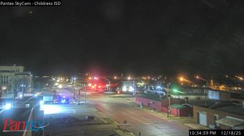 Weather camera view of Childress ISD.