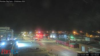 Weather camera view of Childress ISD.