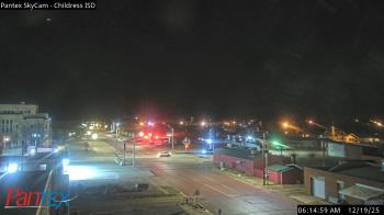 Weather camera view of Childress ISD.