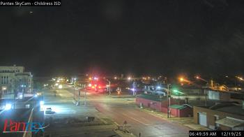 Weather camera view of Childress ISD.