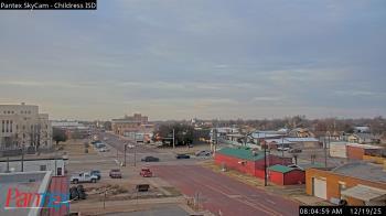 Weather camera view of Childress ISD.
