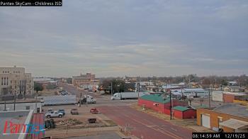 Weather camera view of Childress ISD.