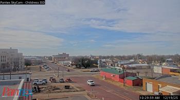 Weather camera view of Childress ISD.