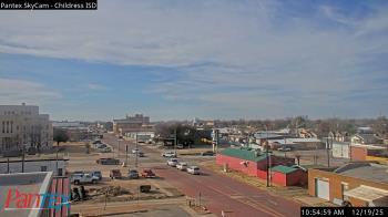 Weather camera view of Childress ISD.