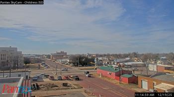 Weather camera view of Childress ISD.