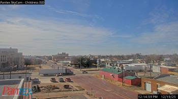 Weather camera view of Childress ISD.