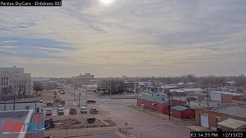 Weather camera view of Childress ISD.
