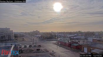 Weather camera view of Childress ISD.