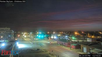 Weather camera view of Childress ISD.