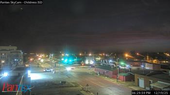 Weather camera view of Childress ISD.