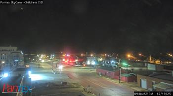 Weather camera view of Childress ISD.