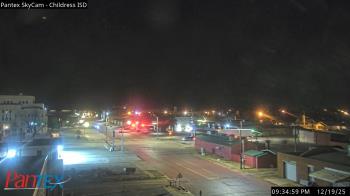 Weather camera view of Childress ISD.