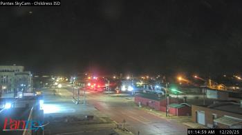 Weather camera view of Childress ISD.
