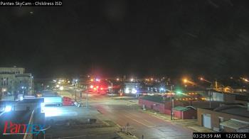 Weather camera view of Childress ISD.