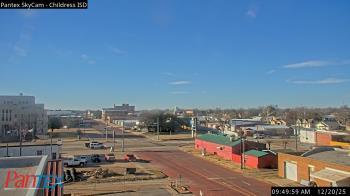 Weather camera view of Childress ISD.