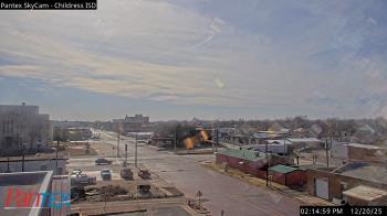Weather camera view of Childress ISD.