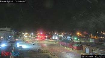 Weather camera view of Childress ISD.