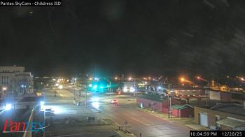 Weather camera view of Childress ISD.