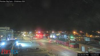 Weather camera view of Childress ISD.