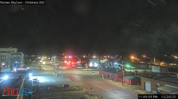 Weather camera view of Childress ISD.