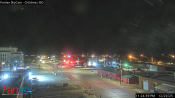 Weather camera view of Childress ISD.