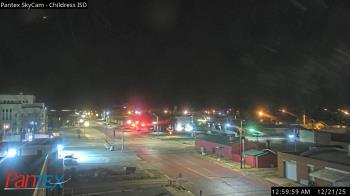 Weather camera view of Childress ISD.