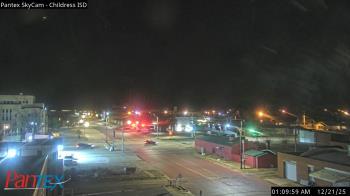 Weather camera view of Childress ISD.