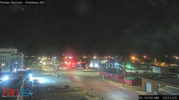 Weather camera view of Childress ISD.
