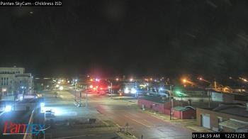 Weather camera view of Childress ISD.