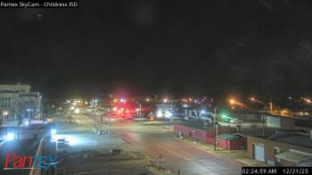 Weather camera view of Childress ISD.