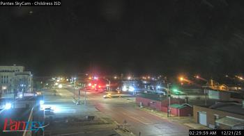 Weather camera view of Childress ISD.