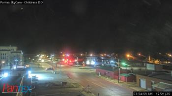 Weather camera view of Childress ISD.