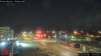 Weather camera view of Childress ISD.
