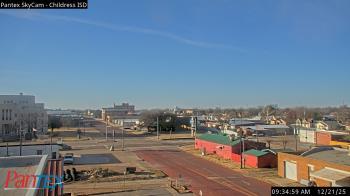 Weather camera view of Childress ISD.