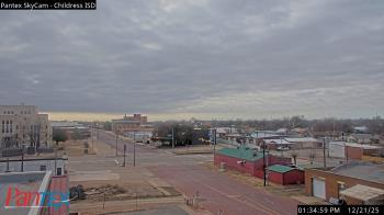 Weather camera view of Childress ISD.