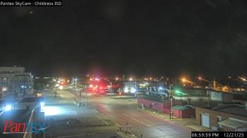 Weather camera view of Childress ISD.