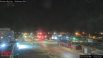 Weather camera view of Childress ISD.