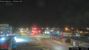 Weather camera view of Childress ISD.