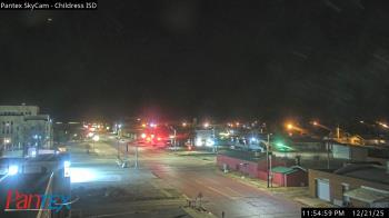 Weather camera view of Childress ISD.