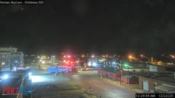 Weather camera view of Childress ISD.