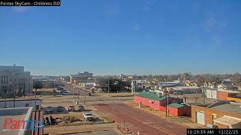Weather camera view of Childress ISD.