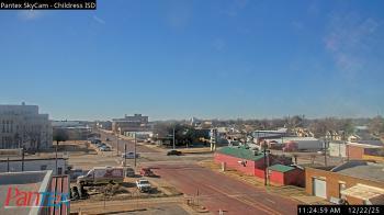 Weather camera view of Childress ISD.