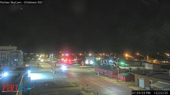 Weather camera view of Childress ISD.