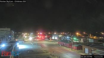 Weather camera view of Childress ISD.